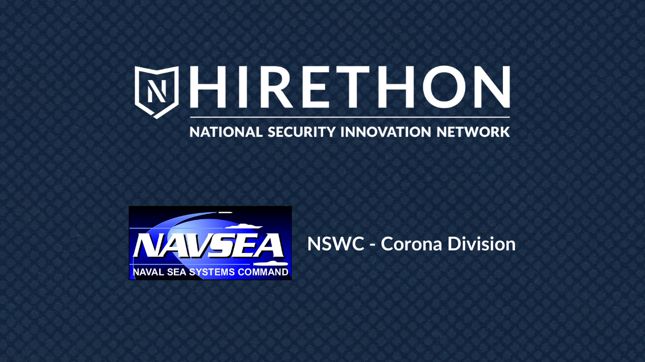 NSIN Hirethon NSWC Corona February 2021